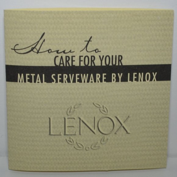 Lenox 9 Inch Butlers Serveware Tray With Original Box And Paperwork - Picture 4 of 7